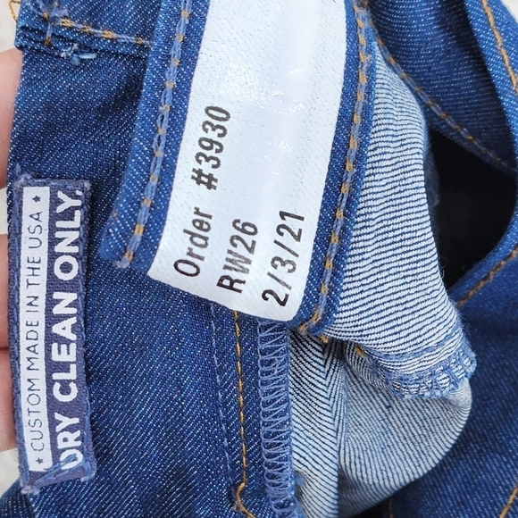 Blue Delta Women's Custom-Made Natural Indigo Denim Jean - Picture 3 of 5